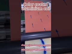 AA3003 H24 0,5MM Độ dày 1000MM chiều rộng Vàng nhôm phủ màu cho trang trí tòa nhà