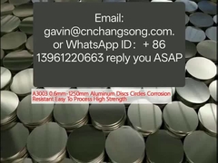 A3003 0.6mm-1250mm Vòng tròn nhôm chống ăn mòn Dễ xử lý Độ bền cao