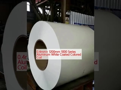 0.4mm × 1200mm 1000 Series Aluminium White Coated Color Coil
