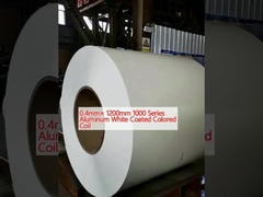 0.4mm × 1200mm 1000 Series Aluminium White Coated Color Coil