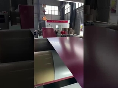 Vòng cuộn nhôm sơn trước màu đỏ