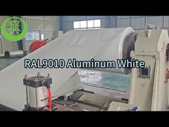Vòng cuộn nhôm phủ màu trắng RAL9010