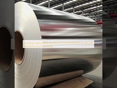 Hợp kim nhôm 3003 AeroDuct (1.2mm/1500mm) cho chất nền ống thông gió máy bay