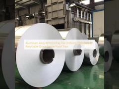 Đồng nhôm 8011 EcoTray Foil (0,05mm/1300mm) cho các khay thực phẩm đông lạnh nhanh có thể tái chế