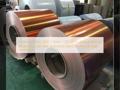 Hợp kim nhôm 1060 (1,3mm × 1250mm) Tường bằng đồng bằng đồng bằng đồng để trang trí tường bên ngoài