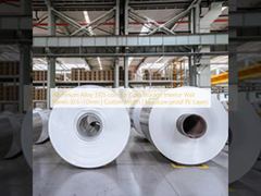 Cuộn dây hợp kim nhôm 3105 cho tấm ốp tường nội thất kho lạnh (0,6–1,0mm | Chiều rộng tùy chỉnh | Lớp PE chống ẩm)