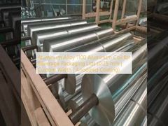 Hợp kim nhôm 1100 Cuộn nhôm dùng cho nắp bao bì đồ uống (0,25 mm | Chiều rộng tùy chỉnh | Lớp phủ anodized)