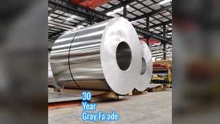 Tấm rèm nhôm màu xám 30 năm