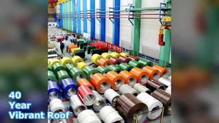 Tấm lợp mái 40 năm Cuộn nhôm PVDF