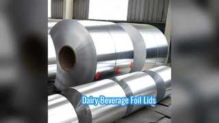 Lá nhôm cấp chuyên nghiệp cho nắp đồ uống từ sữa