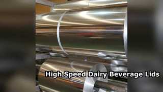 8011 Lá nhôm Nước giải khát có nắp đậy bằng sữa Đóng dấu độ tươi