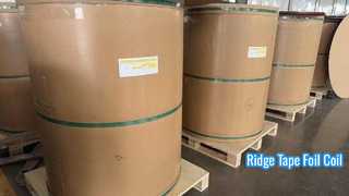 Cuộn dây lá băng Ridge 0,10mm Nhôm sơn sẵn rộng 45mm