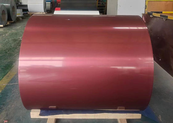 Dải nhôm cuộn trước được sơn trước bằng quy trình sơn cuộn cho tòa nhà bên ngoài tiếp xúc