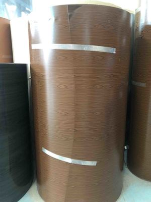 Vỏ màu nâu/trắng nhôm Trim Coil 24 x 50 inch x 100 feet được sử dụng cho mục đích lắp đặt mái nhà và vòm
