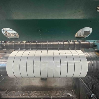 Dải nhôm phủ màu trắng cuộn PE phủ nhôm stip sử dụng trong thư kênh