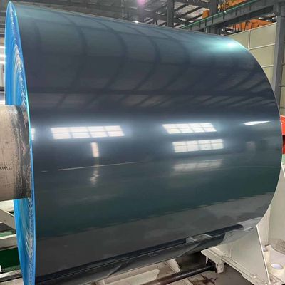 Hợp kim 3003 Ral 7047 Tấm nhôm sơn mài PVDF 0,75mm X 48 '' Cuộn nhôm sơn sẵn cho bức tường rèm
