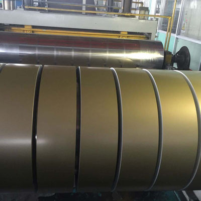 Hợp kim3105 0,25 * 173mm chống trầy xước PE có màu sơn trước dải nhôm cho lăn cửa cửa rèm làm mục đích
