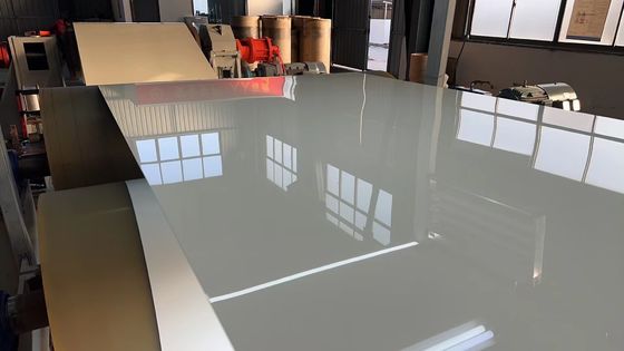 Hợp kim 0,75mm X 48 '' 3105 Kynar PVDF Màu xám mờ Ral 7046 Màu cuộn nhôm sơn sẵn cho tấm lợp nhôm