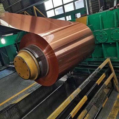 3105 H18 Vòng nhôm phủ màu đồng để tạo thành gạch mái nhà