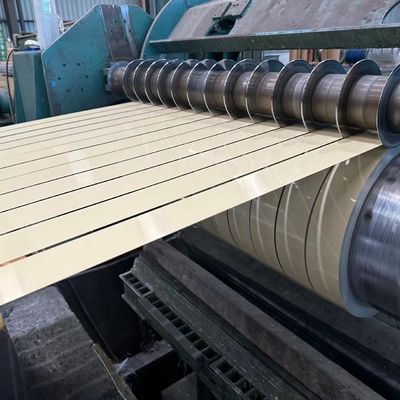 Dải cắt màu bọc cuộn nhôm Dải nhôm sơn trước