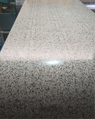 Đồng hợp kim nhôm 3105 MARBLE DESIGNED MOTOR PPAL PE PVDF PAINTED ALUMINUM COIL PRE PAINTED ALUMINUM LEAF FOR ROOFING Các loại nhôm được sơn trước
