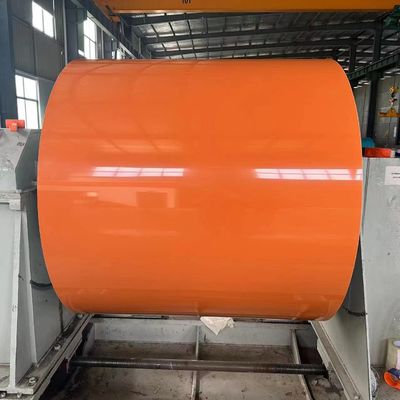 Vòng nhôm phủ màu cam để sản xuất Bức tường mái nhà và mặt tiền