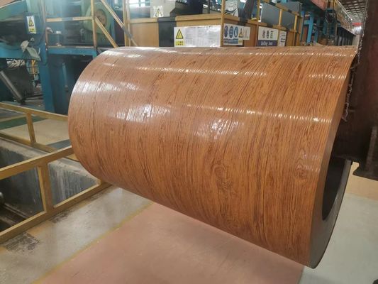 1100 H24 0,6mm Cây hạt PrePainted nhôm tấm cuộn cho đồ trang trí vật liệu cửa