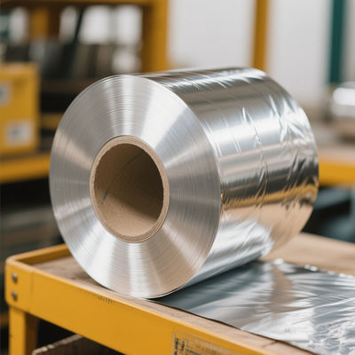 Hợp kim 8011 H42 Độ nóng 0.07mm Độ dày 200mm Chiều rộng nhôm Fin Stock cho máy điều hòa không khí