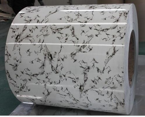 Hợp kim 3105 Marble Thiết kế Mô hình Lớp phủ nhôm 26Ga X 48Inch Bảng nhôm được sơn trước cho mặt tiền tòa nhà