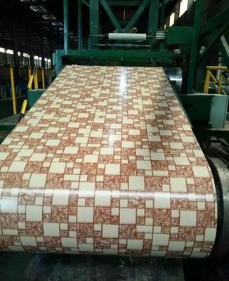 Hợp kim 3105 Marble Thiết kế Mô hình Lớp phủ nhôm 24Ga X 48Inch Bảng nhôm sơn trước cho mặt tiền tòa nhà