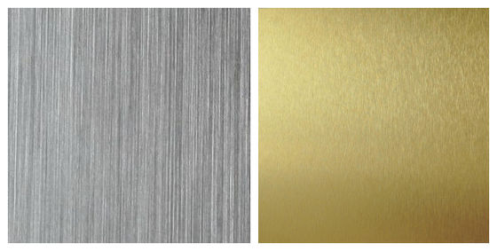 Cuộn nhôm màu vân xước hợp kim 3105 0.55mm Tấm nhôm sơn sẵn cho Bảng trang trí bề mặt tủ