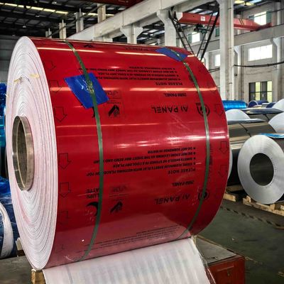 0.38mm Độ dày Mô hình tùy chỉnh Laminated Color Coated Aluminium Coil With Recyclable Material