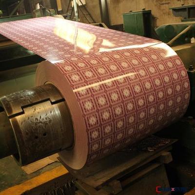 Hợp kim 3003 mô hình đá cẩm thạch cuộn nhôm cuộn 24GA x 48 inch tấm nhôm sơn trước để xây dựng mặt tiền