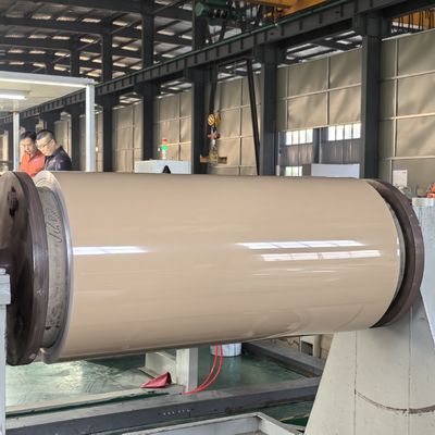 Hợp kim nhôm 3105 độ dày 0,80mm Kiến trúc cuộn nhôm được vẽ sẵn cho bức tường bảng mặt tiền mặt sản xuất