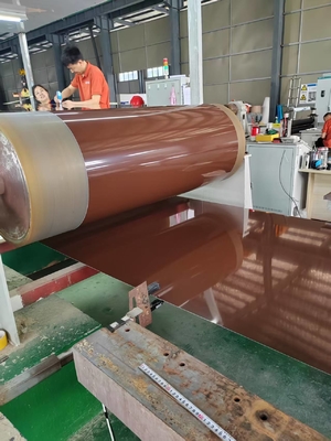 Cuộn nhôm sơn sẵn AA3003 H24 1.5MM cho Đèn và Năng lượng Mặt trời