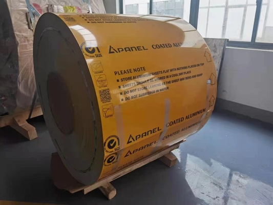 AA5052 H38 1.5MM Cuộn nhôm sơn sẵn cho các ứng dụng vận chuyển đường sắt