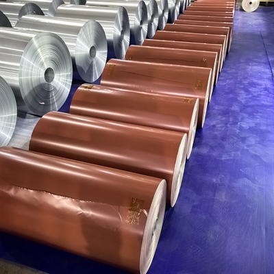 Giấy nhôm màu AA1100 dày 0.08mm dùng trong hệ thống mái