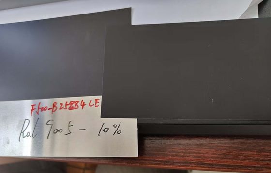 Hợp kim nhôm 3105 Dày 2,00mm Màu mờ Ral 9005 PVDF Cuộn nhôm sơn sẵn cho tấm rèm mặt tiền