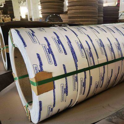 Cuộn nhôm phủ màu trắng bóng (Độ dày 0.4-0.8mm, lớp phủ PE) dùng cho trang trí nội thất & nẹp cạnh đồ nội thất