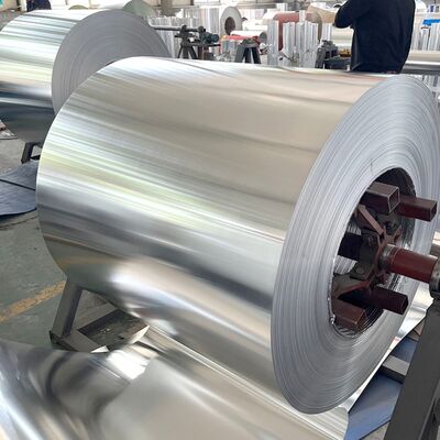 8011 H14 Cuộn nhôm tráng màu 0.04mm cho Nắp chai chất lỏng uống