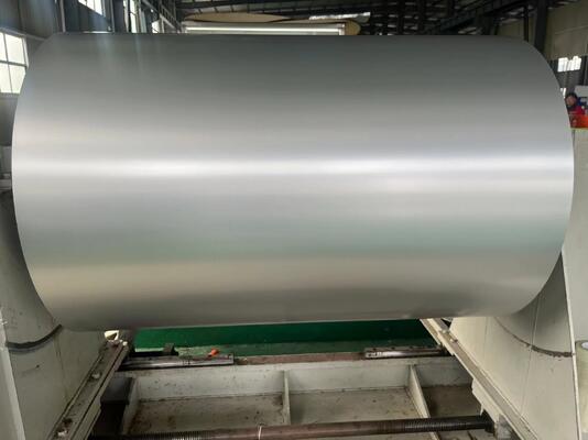 Cuộn nhôm sơn sẵn Alloy 3105 PPG Kynar PVDF Xám mờ RAL 7046 để sản xuất tấm lợp
