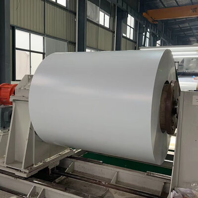 Pre-painted White Aluminum Coil for Gutter Manufacturing 0.6mm Thickness 300mm Width Roll