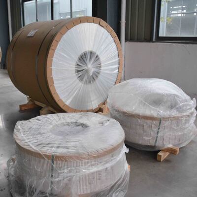 Cuộn máng xối nhôm sơn phủ polyester trắng 0.027'' x 11.75'' 15'' cho Hệ thống thu gom nước mưa