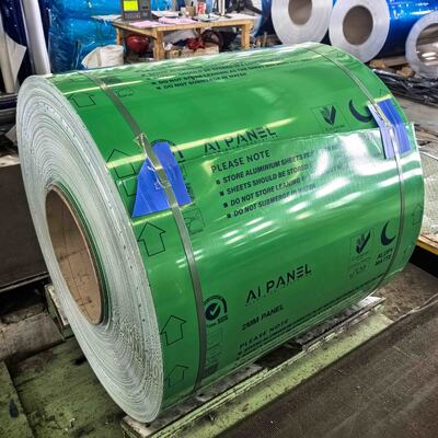 Hợp kim 3003 Bảng nhôm sơn trước 0,032'' cho hệ thống mái nhà sản xuất