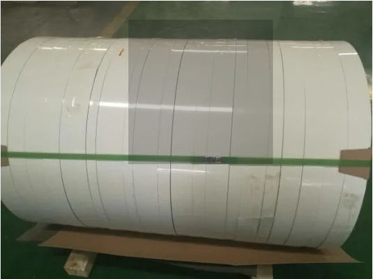 Lớp phủ PE Màu trắng bóng cao 0,76mm H26 Nhôm sơn trước