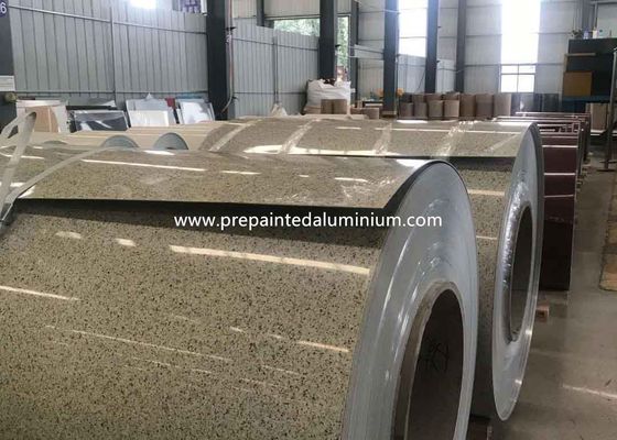 AA3105 Marble PVDF Prepainted Aluminum Coil 0.6mm được sử dụng trong xây dựng