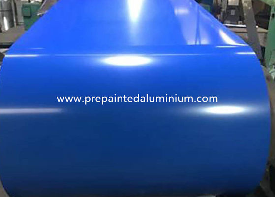 0.4mm 1250mm 3000 Series nhôm phủ cuộn màu xanh sử dụng trong bảng điều khiển mái nhà
