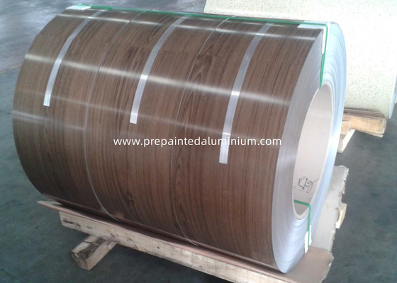 AA3003 3015 H24 Cây cứng hạt màu bọc nhôm cuộn nhôm PVDF bọc nhôm để sản xuất