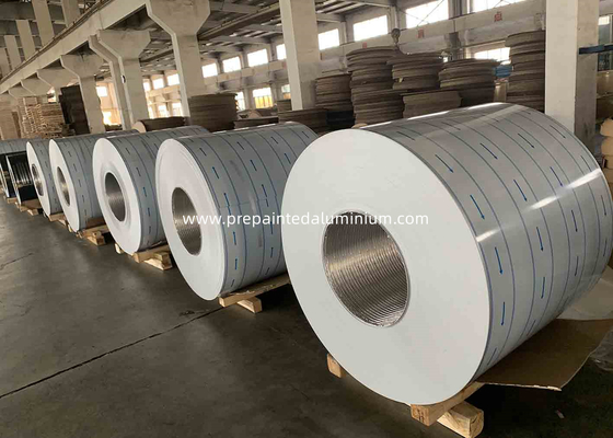 AL-MG-MN Tấm lợp kim loại Cuộn nhôm tráng 3000 Series 5000 Series cho Sân vận động